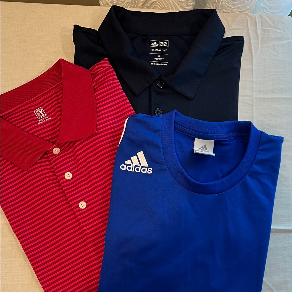 Adidas,Adidas Golf and Nike Golf  Men's Polo Shirt Set
